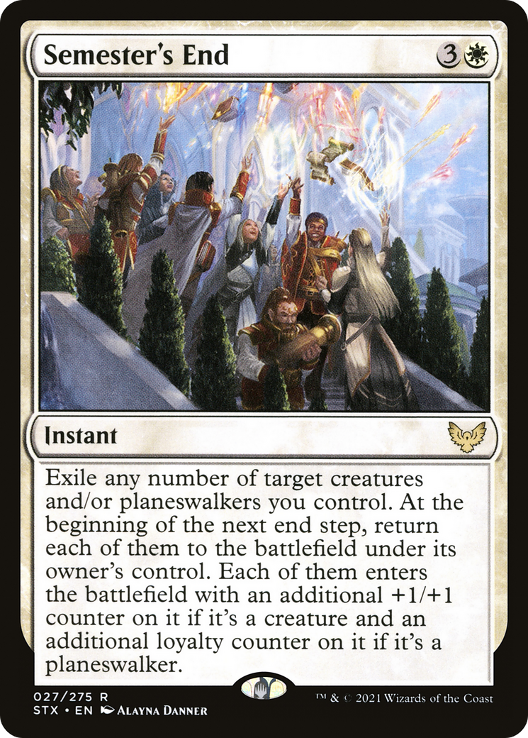 Semester's End (STX-027)  - Strixhaven: School of Mages