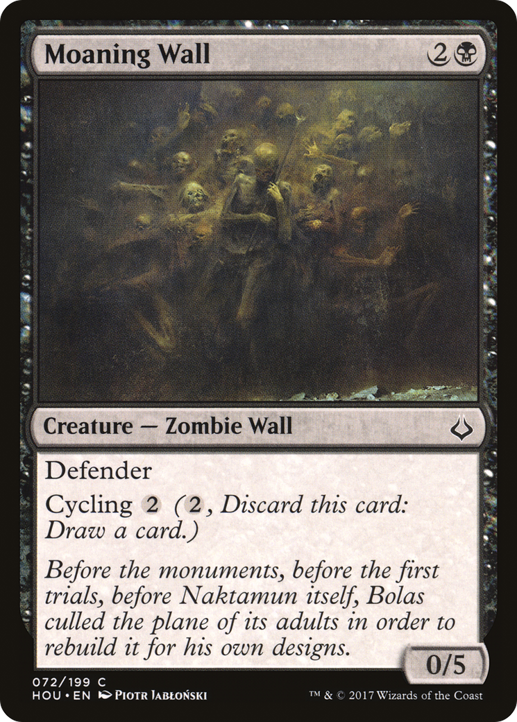 Moaning Wall (HOU-072)  Foil - Hour of Devastation
