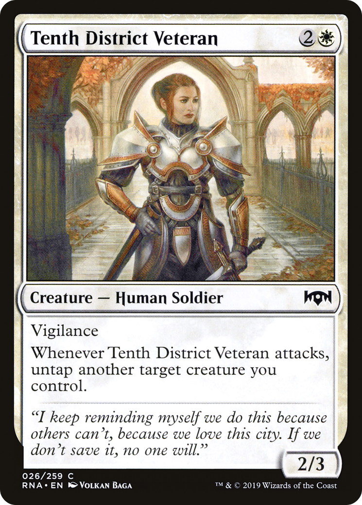 Tenth District Veteran (RNA-026)  - Ravnica Allegiance