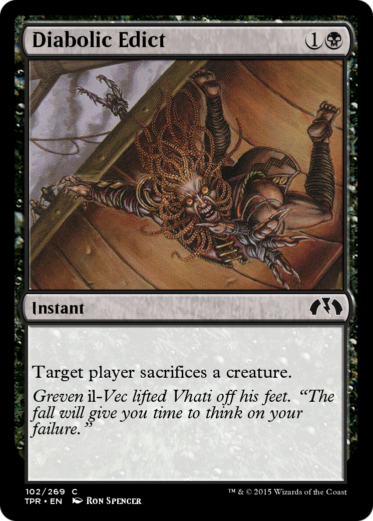 Diabolic Edict (TPR-102)  Foil - Tempest Remastered