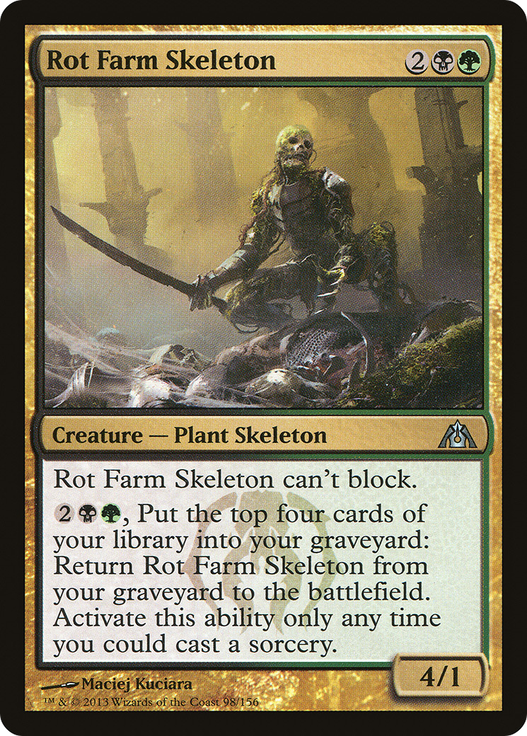 Rot Farm Skeleton (DGM-098)  - Dragon's Maze