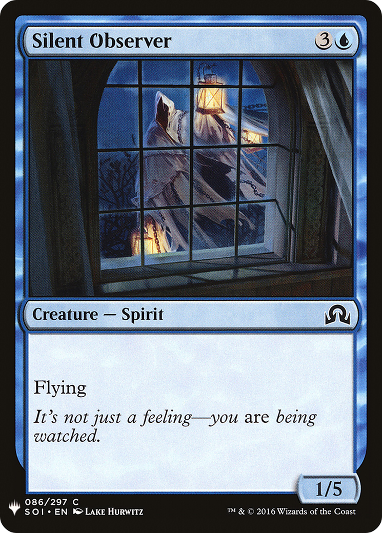 Silent Observer (LIST-SOI-86)  - The List