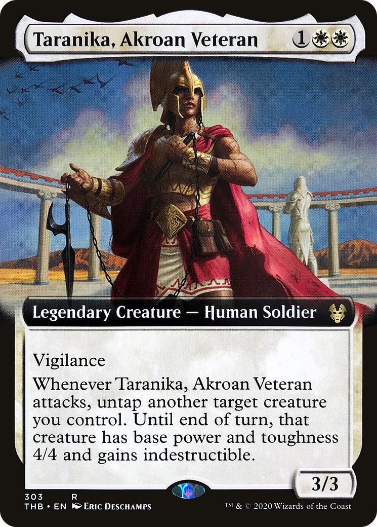 Taranika, Akroan Veteran (Extended Art) (THB-303)  - Theros Beyond Death: (Extended Art)