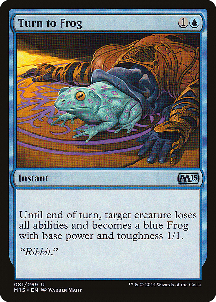 Turn to Frog (M15-081)  Foil - Magic 2015