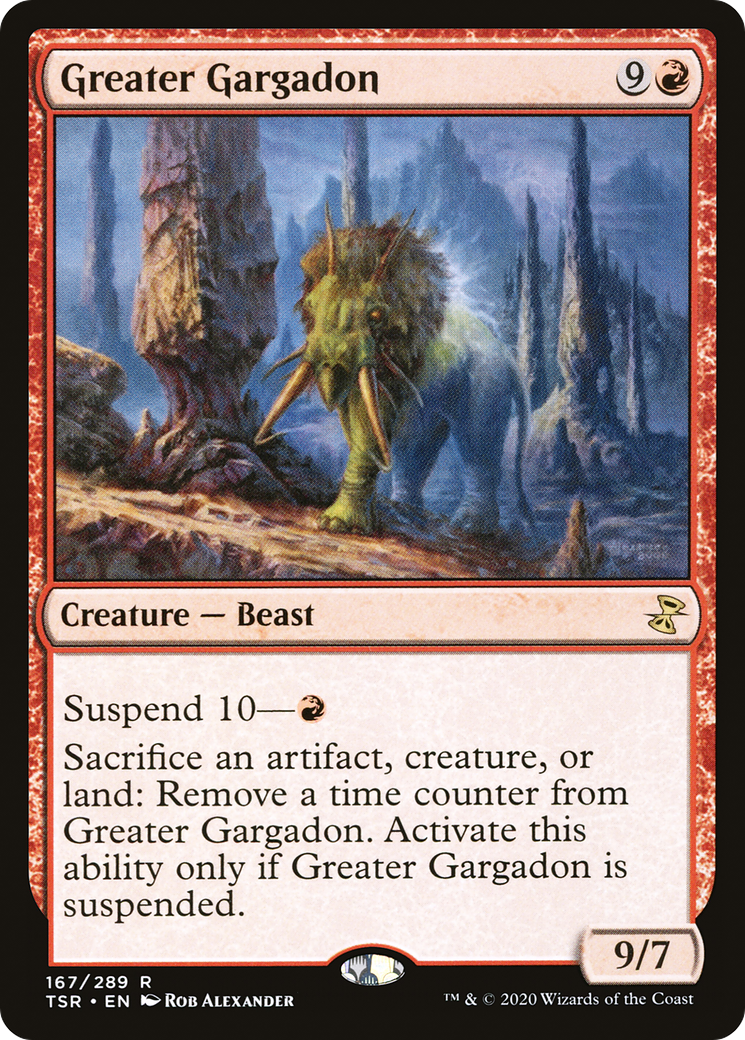 Greater Gargadon (TSR-167)  Foil - Time Spiral Remastered