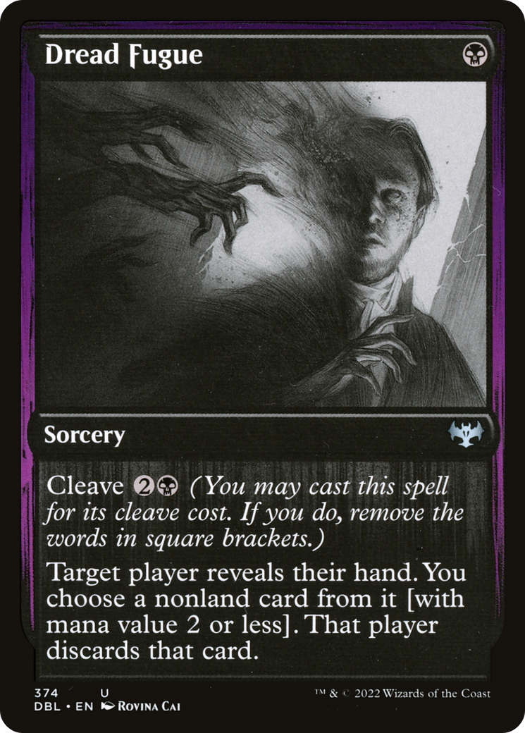 Dread Fugue (DBL-374)  Foil - Innistrad: Double Feature