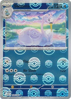 Swanna (026/086) (Poke Ball Pattern) [Scarlet & Violet: White Flare]