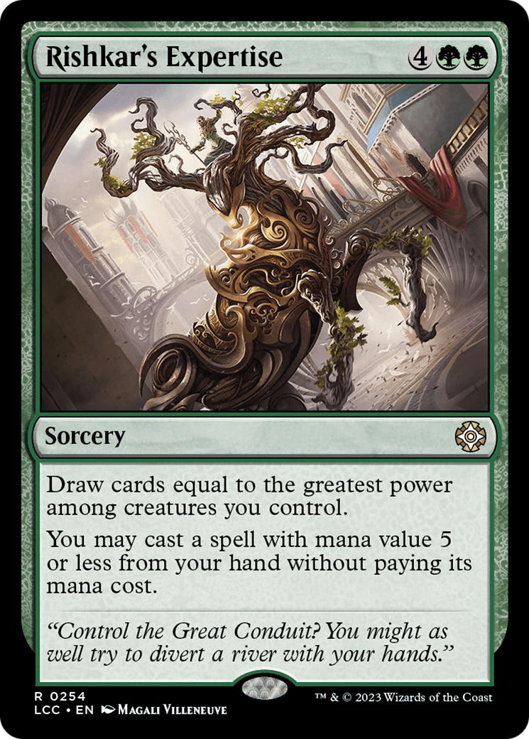 Rishkar's Expertise (LCC-254)  - The Lost Caverns of Ixalan Commander