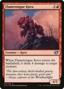 Flametongue Kavu (C14-176)  - Commander 2014