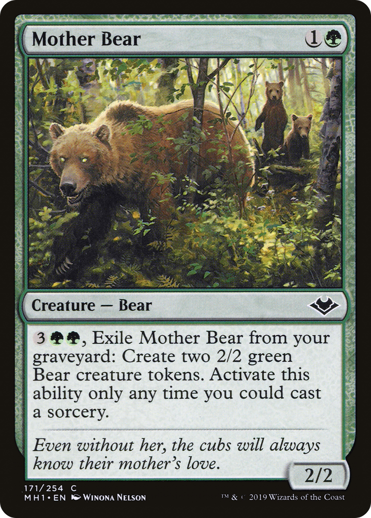 Mother Bear (MH1-171) - Modern Horizons Foil