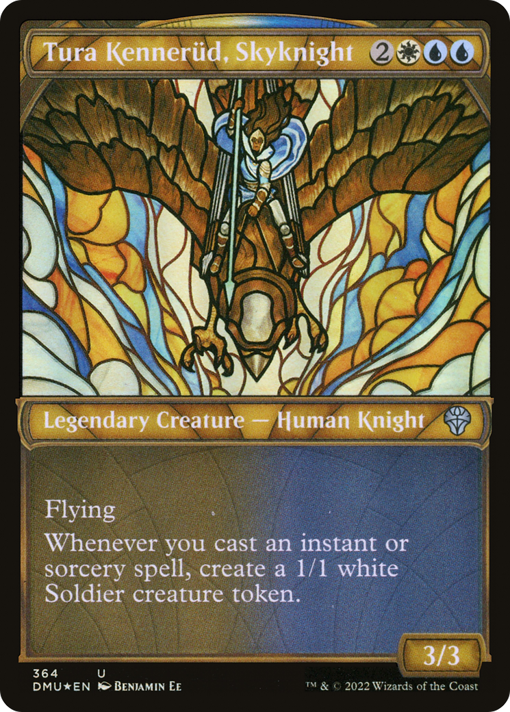 Tura Kennerud, Skyknight (Textured Foil) (DMU-364)  Foil - Dominaria United: (Showcase)