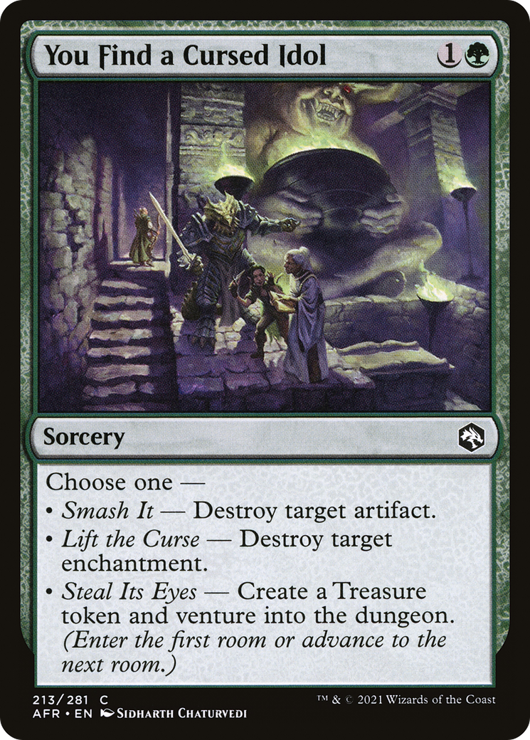 You Find a Cursed Idol (AFR-213)  - Adventures in the Forgotten Realms