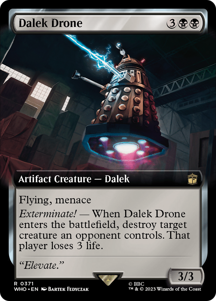 Dalek Drone (Extended Art) (WHO-371)  Foil - Doctor Who: (Extended Art)