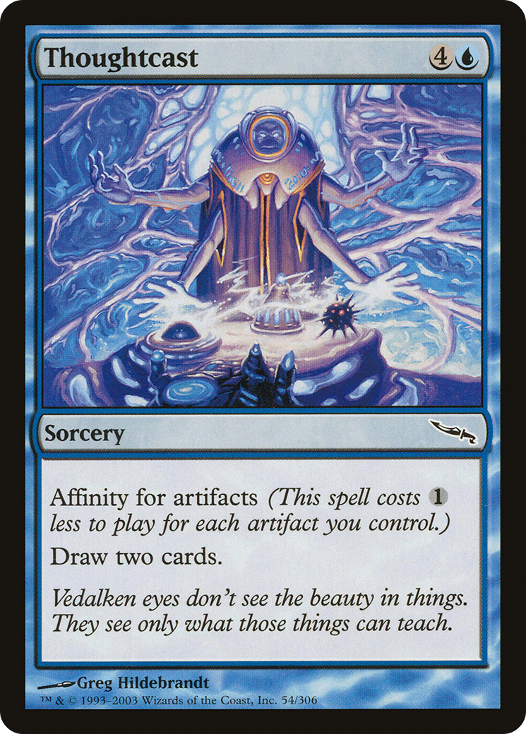 Thoughtcast (MRD-054)  - Mirrodin