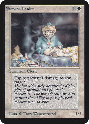 Samite Healer (LEA-)  - Limited Edition Alpha