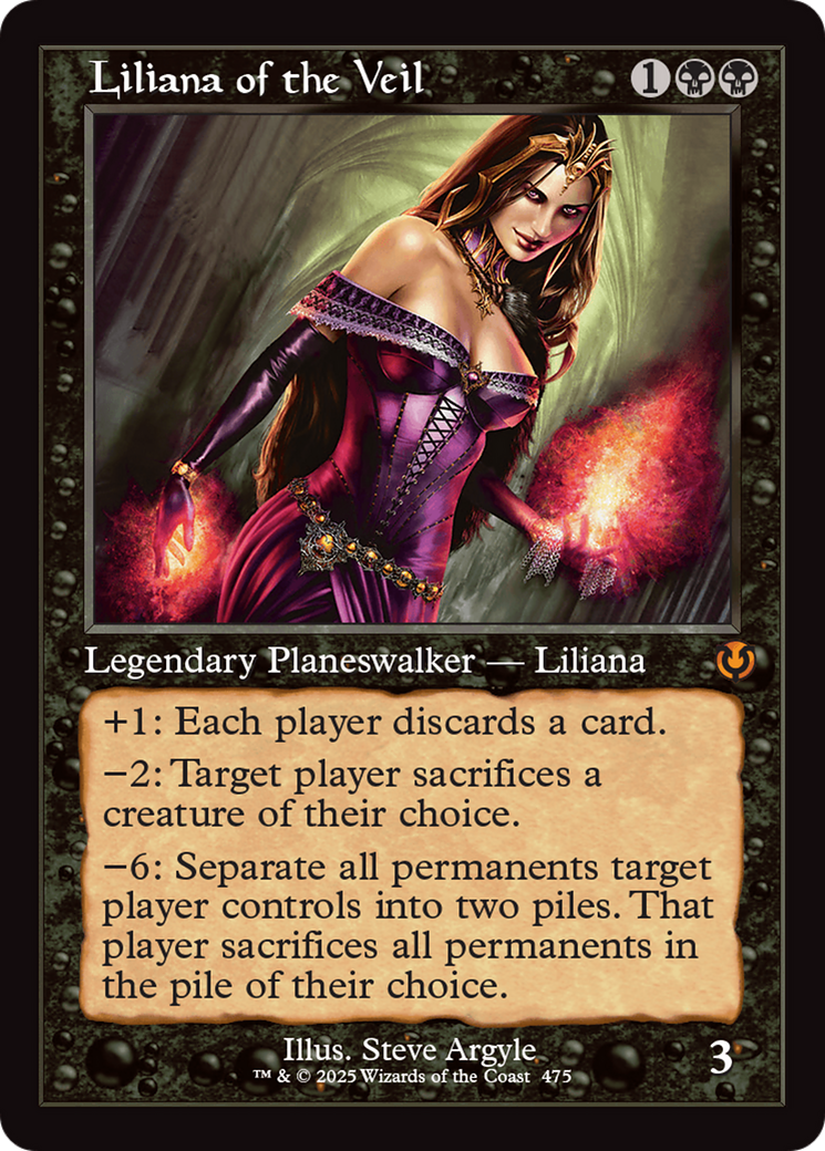 Liliana of the Veil (Retro Frame) (INR-475)  - Innistrad Remastered