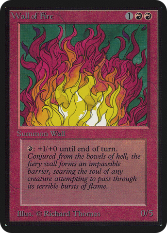 Wall of Fire (LEA-)  - Limited Edition Alpha
