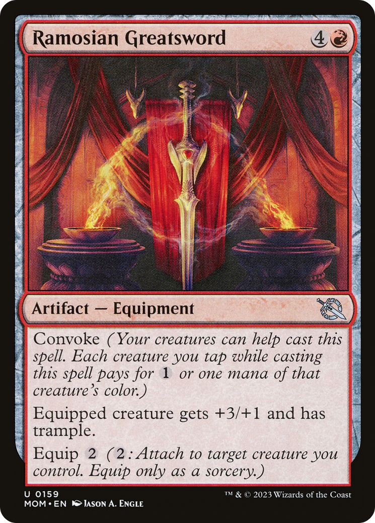 Ramosian Greatsword (MOM-159)  Foil - March of the Machine
