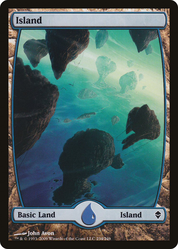 Island (234) - Full Art (ZEN-234)  Foil - Zendikar