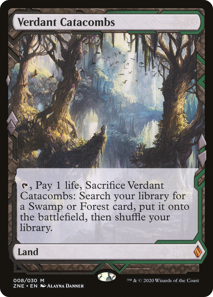 Verdant Catacombs (ZNE-008)  Foil - Zendikar Rising Expeditions