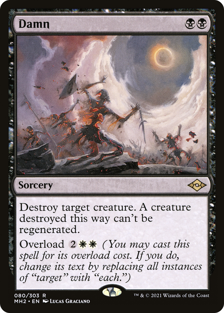Damn (MH2-080)  Foil - Modern Horizons 2