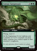 Canopy Gargantuan (Extended Art) (TDC-085) - Commander: Tarkir: Dragonstorm: (Extended Art)