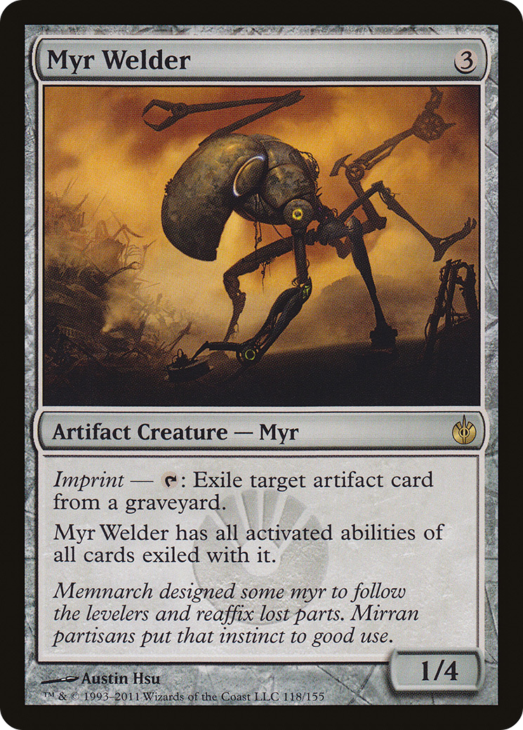 Myr Welder (MBS-118)  - Mirrodin Besieged