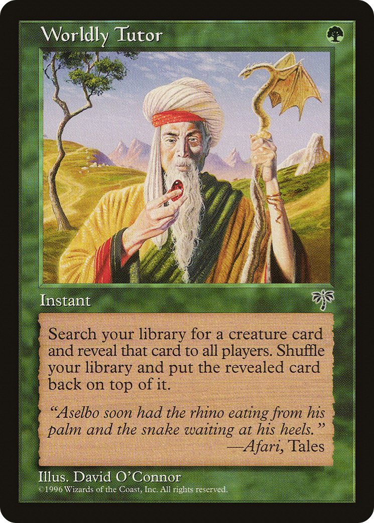 Worldly Tutor (MIR-)  - Mirage
