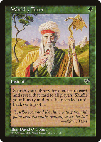 Worldly Tutor (MIR-)  - Mirage