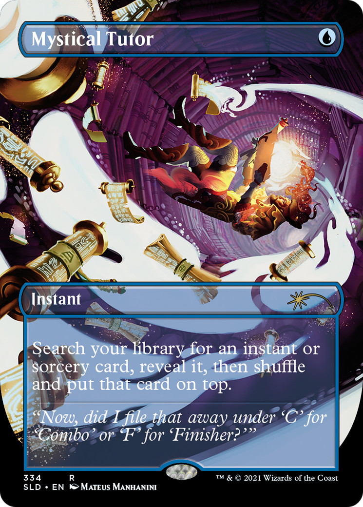Mystical Tutor (SLD-334)  - Secret Lair Drop (Borderless)