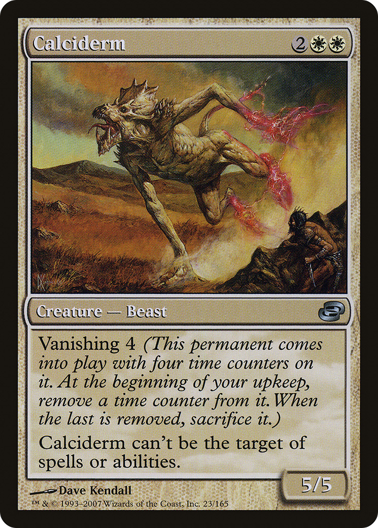 Calciderm (PLC-023)  Foil - Planar Chaos: (colorshifted)