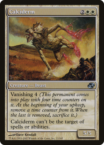 Calciderm (PLC-023)  Foil - Planar Chaos: (colorshifted)