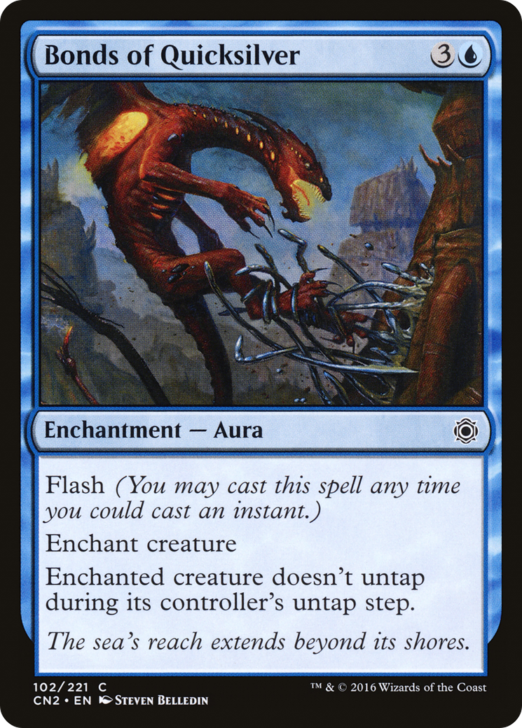 Bonds of Quicksilver (CN2-102)  Foil - Conspiracy: Take the Crown