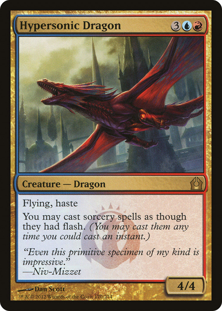 Hypersonic Dragon (RTR-170)  - Return to Ravnica