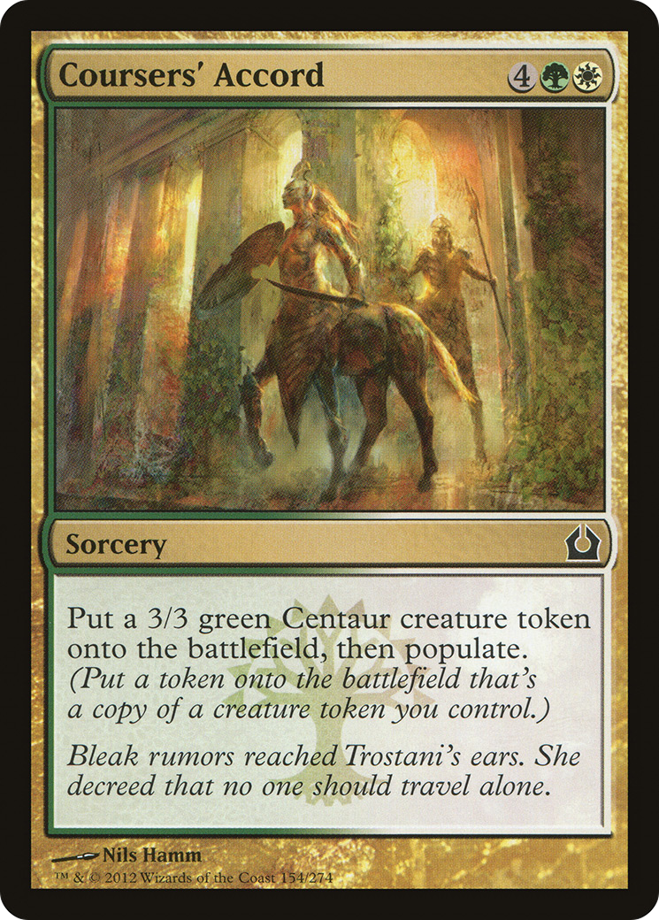 Coursers' Accord (RTR-154)  Foil - Return to Ravnica