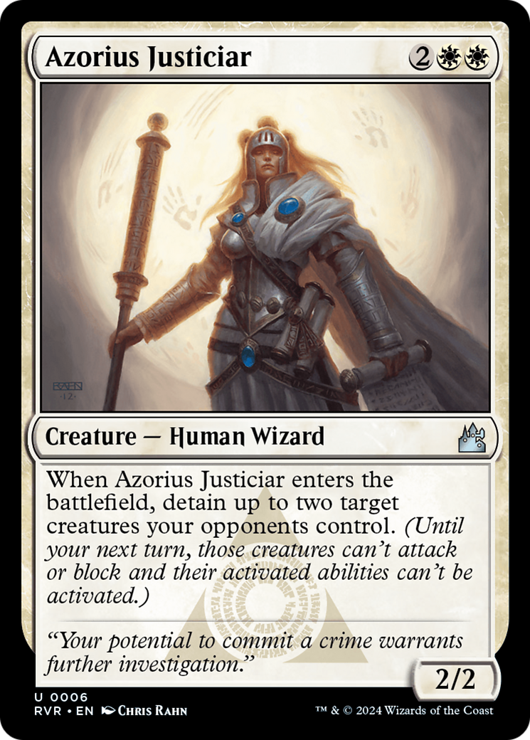 Azorius Justiciar (RVR-006)  Foil - Ravnica Remastered