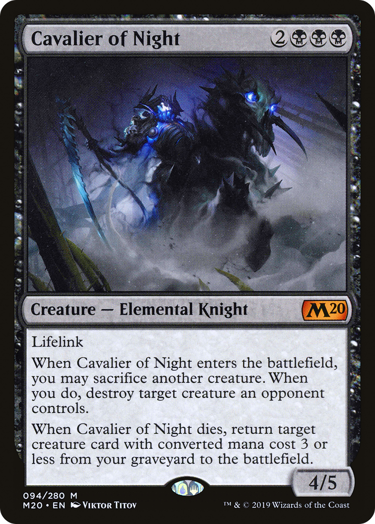 Cavalier of Night (M20-094)  - Core Set 2020