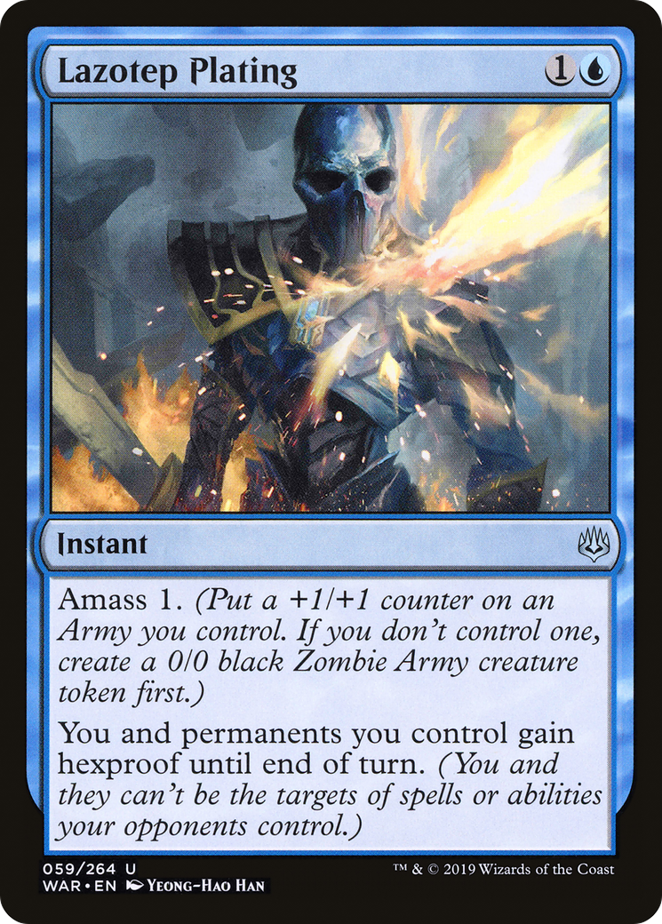 Lazotep Plating (WAR-059)  Foil - War of the Spark