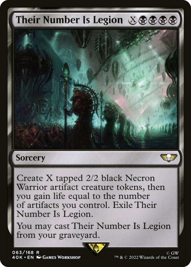 Their Number Is Legion (40K-063)  - Warhammer 40,000 Commander