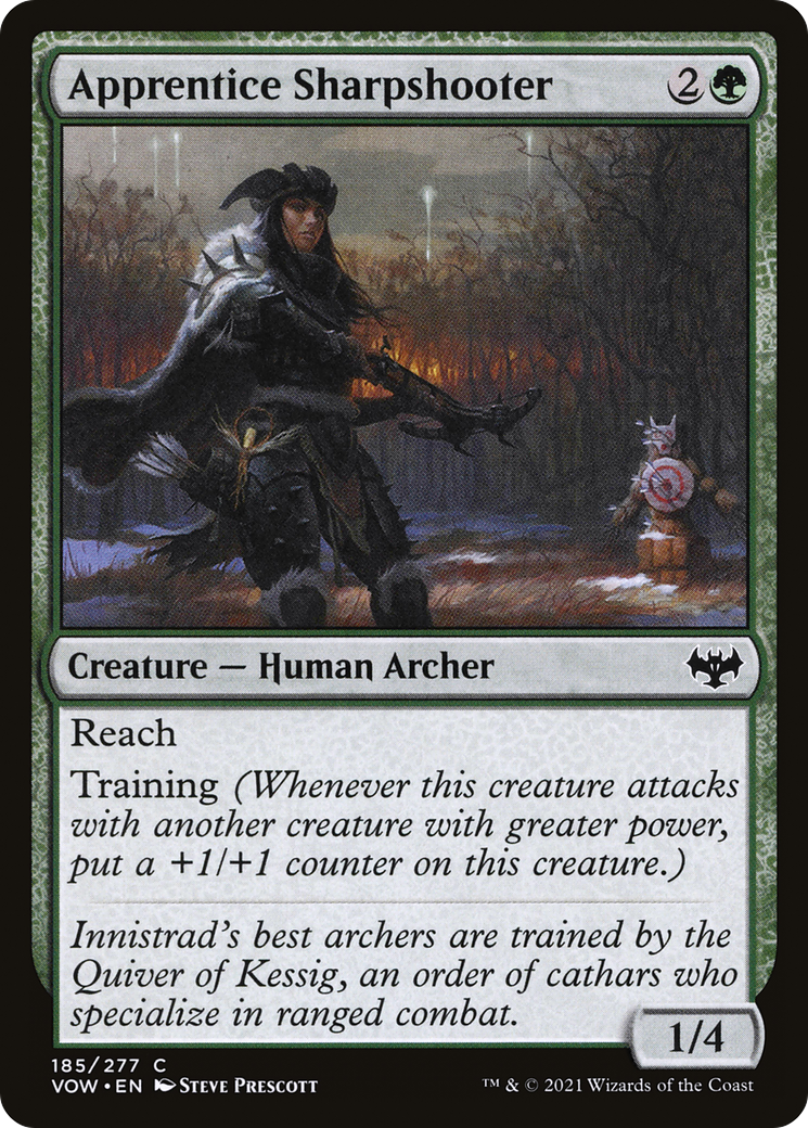 Apprentice Sharpshooter (VOW-185)  - Innistrad: Crimson Vow