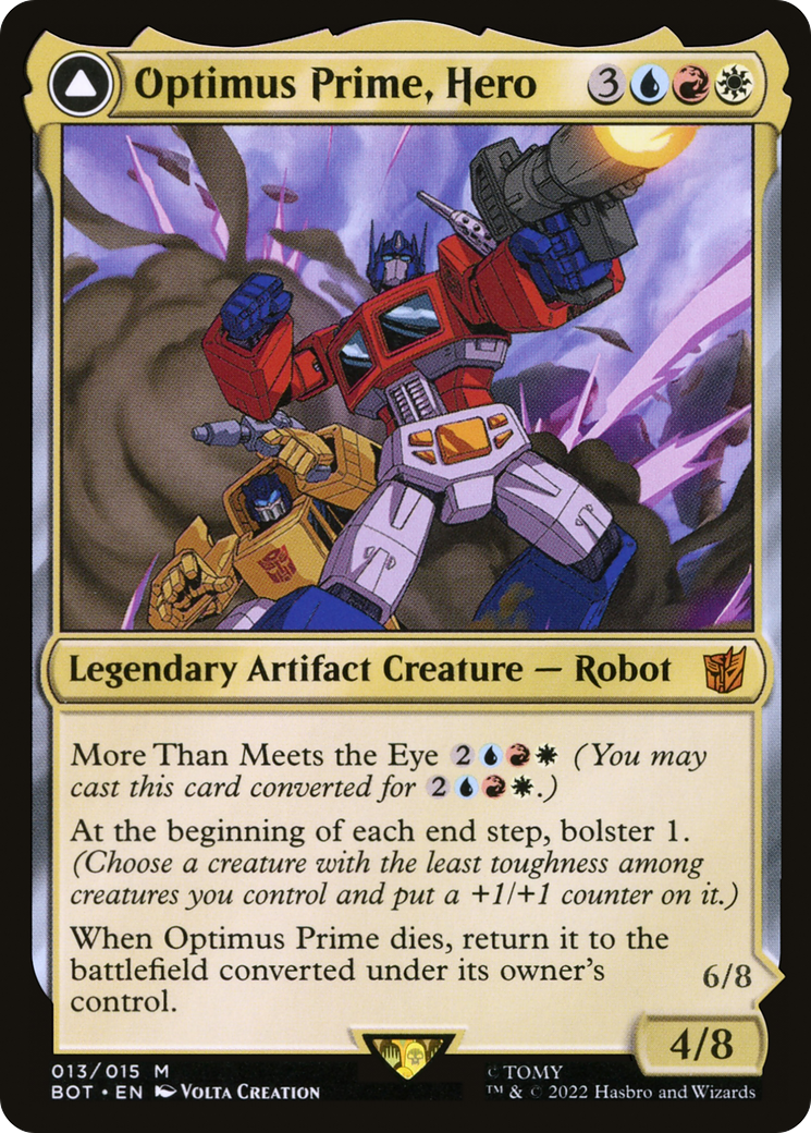 Optimus Prime, Hero (BOT-013)  - Transformers: (convertdfc)
