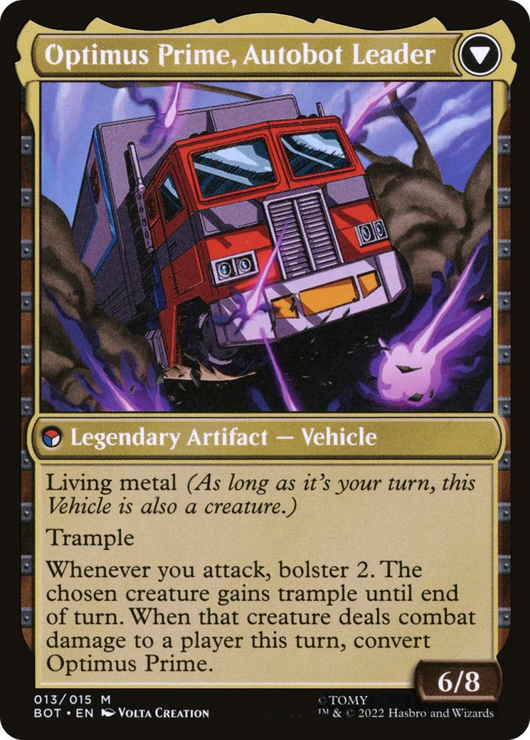 Optimus Prime, Hero (BOT-013)  Foil - Transformers: (convertdfc)