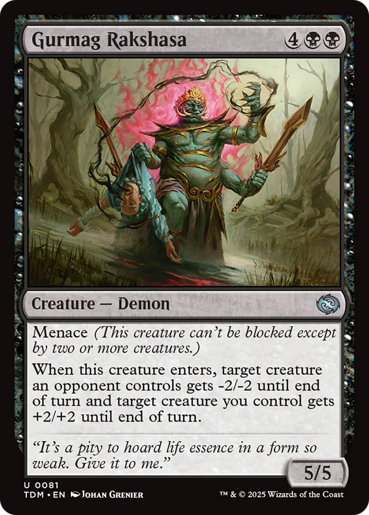 Gurmag Rakshasa (TDM-081)  Foil - Tarkir: Dragonstorm