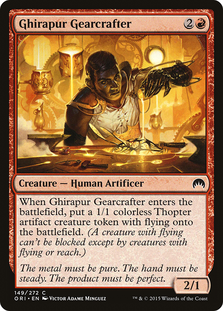 Ghirapur Gearcrafter (ORI-149)  - Magic Origins
