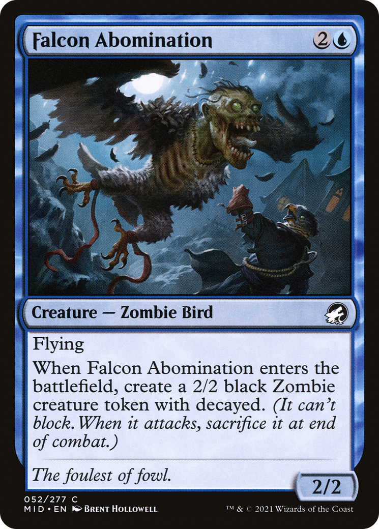 Falcon Abomination (MID-052)  - Innistrad: Midnight Hunt