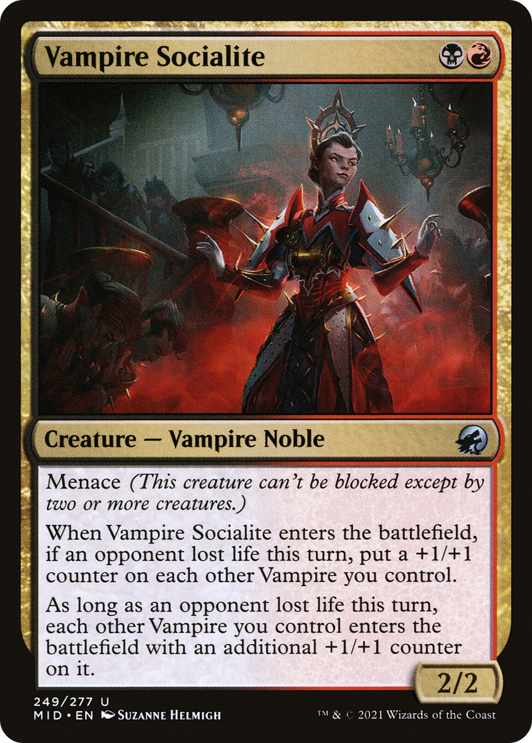 Vampire Socialite (MID-249)  - Innistrad: Midnight Hunt
