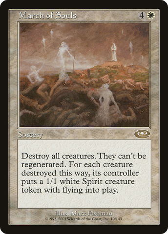 March of Souls (PLS-010)  Foil - Planeshift