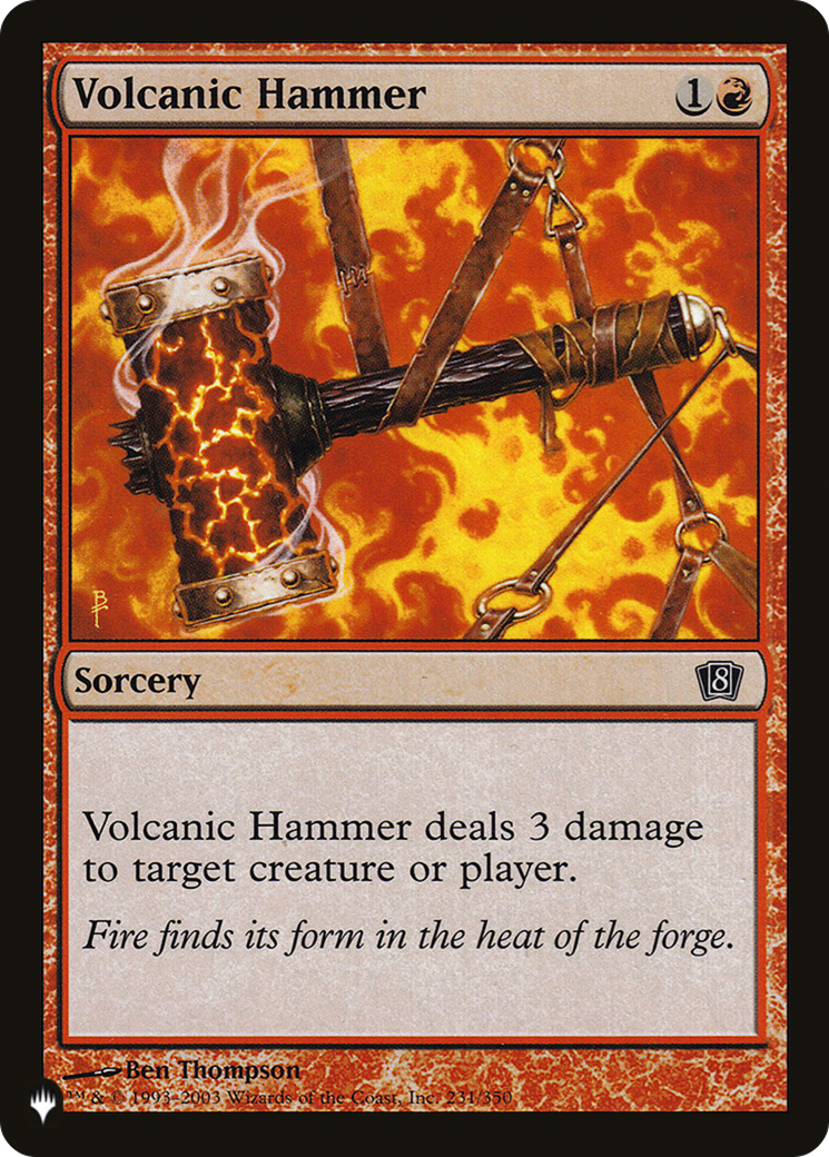 Volcanic Hammer (LIST-8ED-231)  - The List