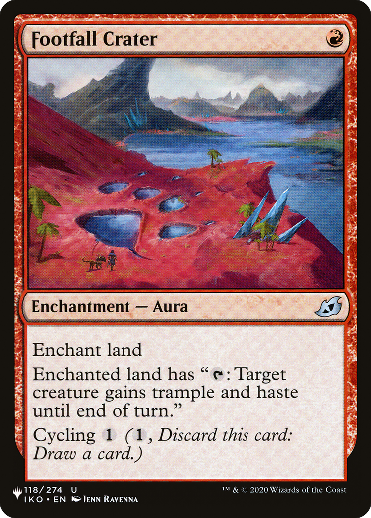 Footfall Crater (LIST-118)  - The List