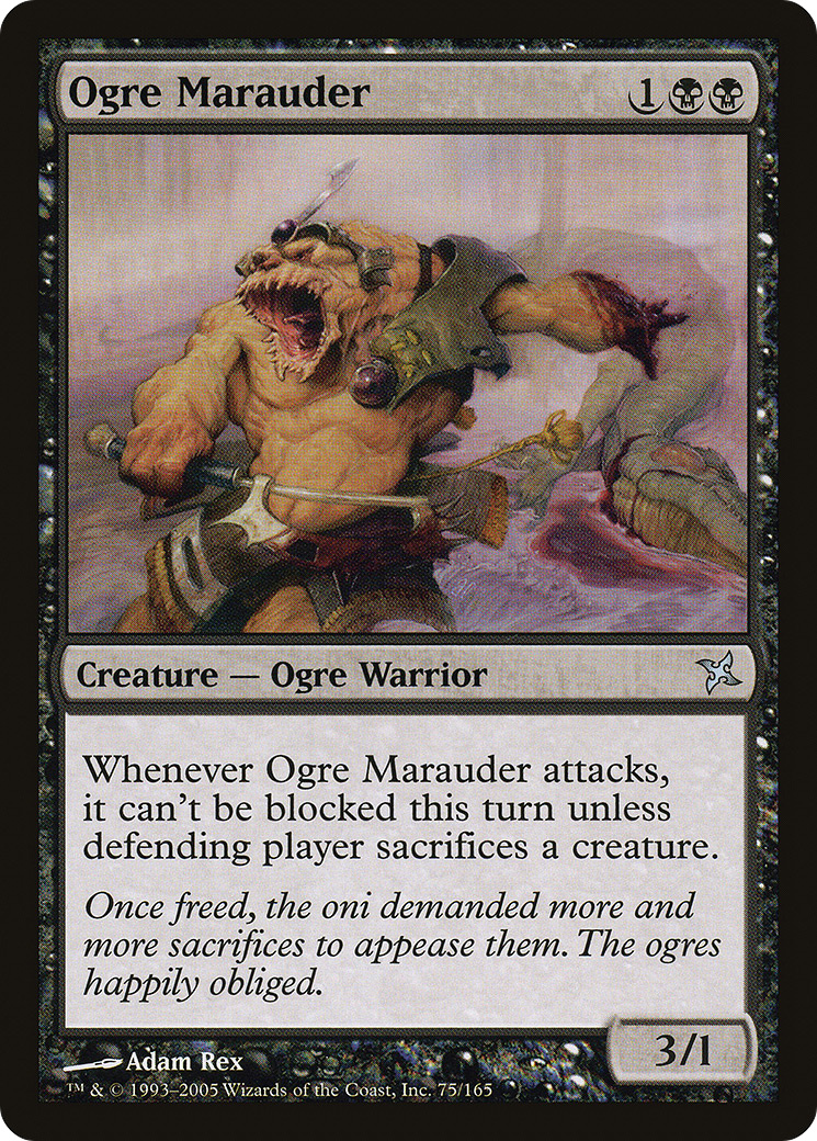 Ogre Marauder (BOK-075) - Betrayers of Kamigawa Foil
